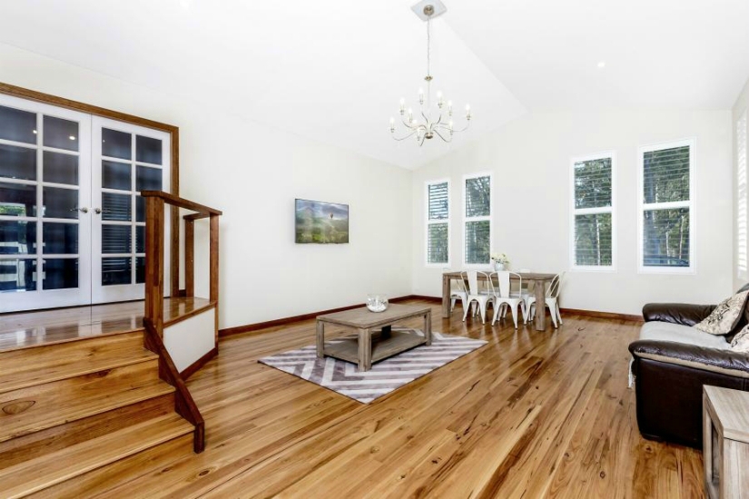 Wilberforce house renovation and extension by Hannon Constructions - Living area
